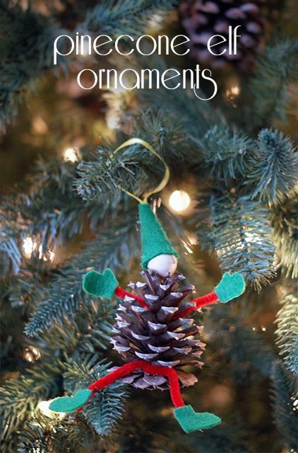 Pinecone Elf Ornaments